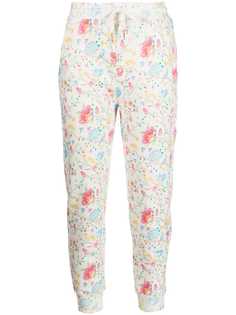 Cynthia Rowley спортивные брюки Everly с цветочным принтом