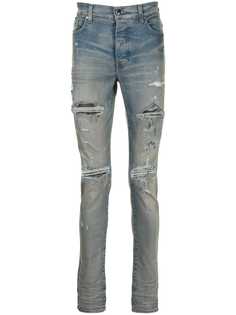 AMIRI джинсы Thrasher Plus с эффектом потертости