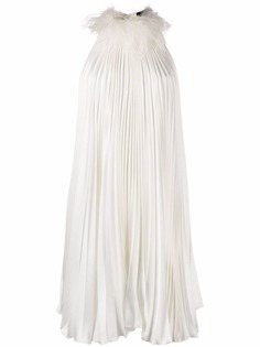 Styland плиссированное платье миди с вырезом халтер