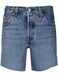 Levis джинсовые шорты с завышенной талией