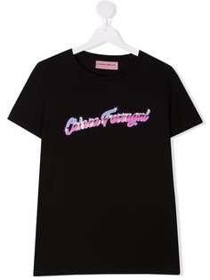 Chiara Ferragni Kids футболка с графичным принтом