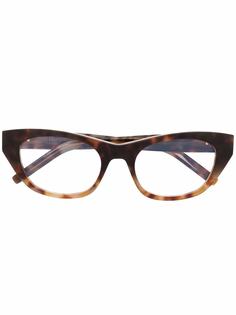 Saint Laurent Eyewear очки в оправе кошачий глаз