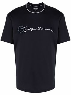 Giorgio Armani футболка с логотипом