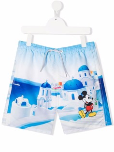 Mc2 Saint Barth Kids плавки-шорты Haiti с графичным принтом