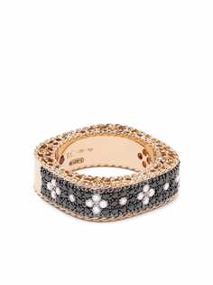 Roberto Coin кольцо Palazzo Ducale из розового золота с бриллиантами и рубинами
