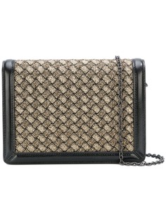 Bottega Veneta клатч с отделкой металлик