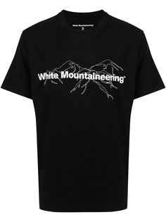 White Mountaineering футболка с надписью