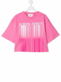Alberta Ferretti Kids футболка с логотипом