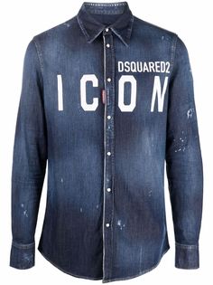 Dsquared2 джинсовая рубашка Icon