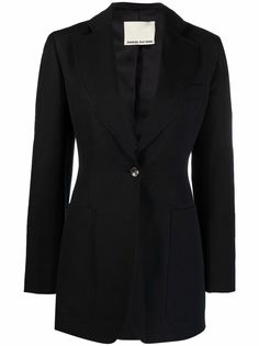 SAMUEL GUÌ YANG однобортный блейзер с заостренными лацканами