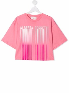 Alberta Ferretti Kids футболка с логотипом