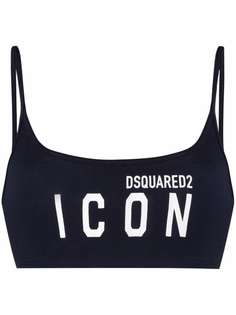 Dsquared2 бюстгальтер-бралетт с логотипом