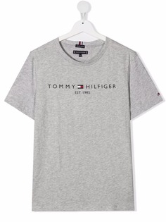 Tommy Hilfiger Junior футболка из органического хлопка с логотипом