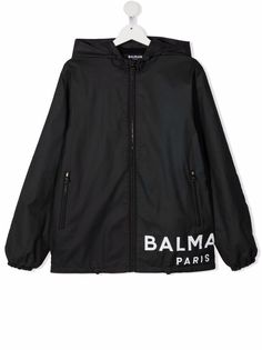 Balmain Kids легкая куртка с логотипом