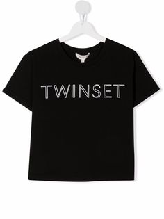 TWINSET футболка с логотипом