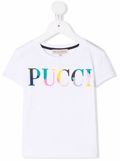 Emilio Pucci Junior футболка с логотипом