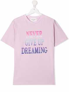 Alberta Ferretti Kids футболка с надписью