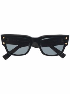 Balmain Eyewear солнцезащитные очки в квадратной оправе