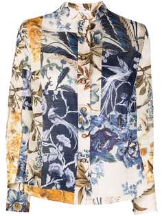 ZIMMERMANN блузка с цветочным принтом