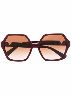 Valentino Eyewear солнцезащитные очки с логотипом VLogo Signature