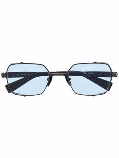 Balmain Eyewear солнцезащитные очки в овальной оправе