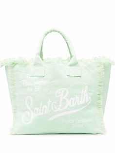 Mc2 Saint Barth полосатая сумка-тоут Vanity с бахромой
