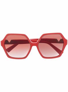 Valentino Eyewear солнцезащитные очки с логотипом VLogo Signature