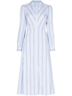 Evi Grintela платье-рубашка Look7 в полоску
