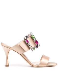 Manolo Blahnik босоножки Verda с кристаллами