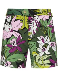 TOM FORD плавки-шорты с цветочным принтом