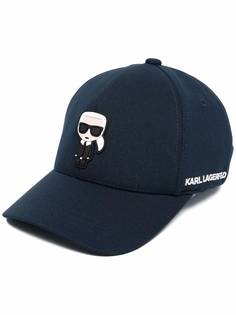 Karl Lagerfeld бейсболка K/Ikonic с нашивкой