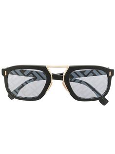 Fendi Eyewear солнцезащитные очки-авиаторы Force