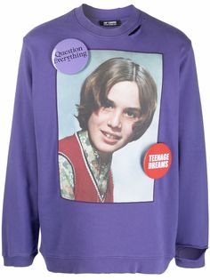 Raf Simons толстовка Teenage Dreams с графичным принтом