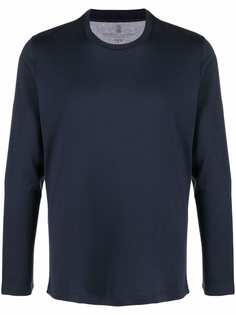 Brunello Cucinelli легкий джемпер с круглым вырезом