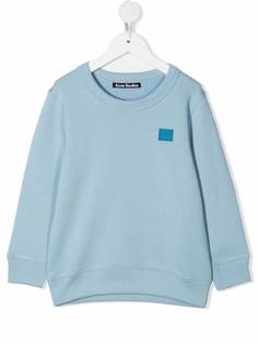 Acne Studios Kids толстовка с нашивкой-логотипом