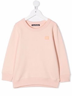 Acne Studios Kids толстовка с нашивкой-логотипом