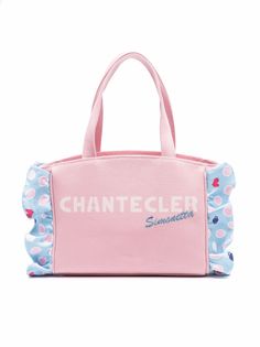 Simonetta сумка с оборками и логотипом из коллаборации с Chantecler