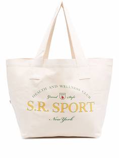 Sporty & Rich сумка-тоут Wimbledon с логотипом