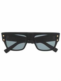 Balmain Eyewear солнцезащитные очки B-III в квадратной оправе
