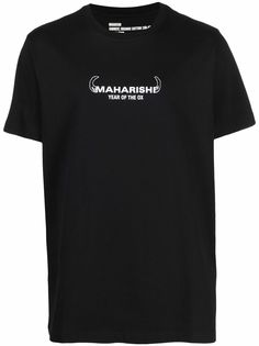 Maharishi футболка из органического хлопка с логотипом