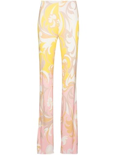 Emilio Pucci брюки с завышенной талией и принтом