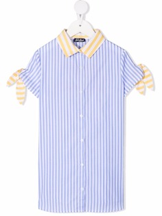 Mc2 Saint Barth Kids рубашка Winnie в полоску