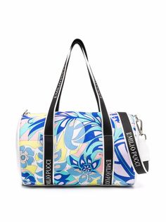 Emilio Pucci Junior пеленальная сумка с принтом Samoa и логотипом