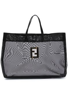 Fendi Pre-Owned сумка-тоут с логотипом FF