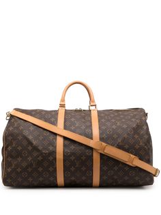 Louis Vuitton дорожная сумка Keepall Bandouliere 55 2000-х годов