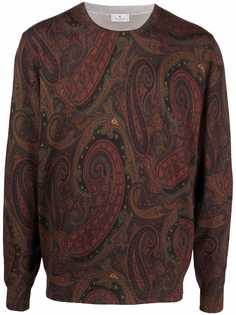 ETRO джемпер с узором пейсли