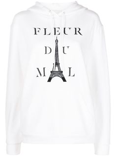 Fleur Du Mal худи Kiss Me In Paris с логотипом