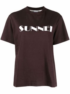 Sunnei футболка с логотипом