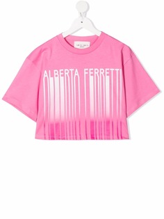 Alberta Ferretti Kids футболка с логотипом