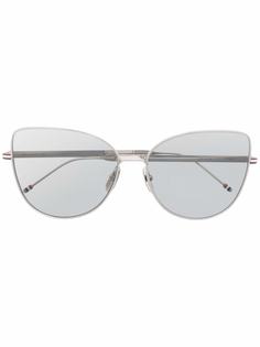 Thom Browne Eyewear солнцезащитные очки в оправе бабочка